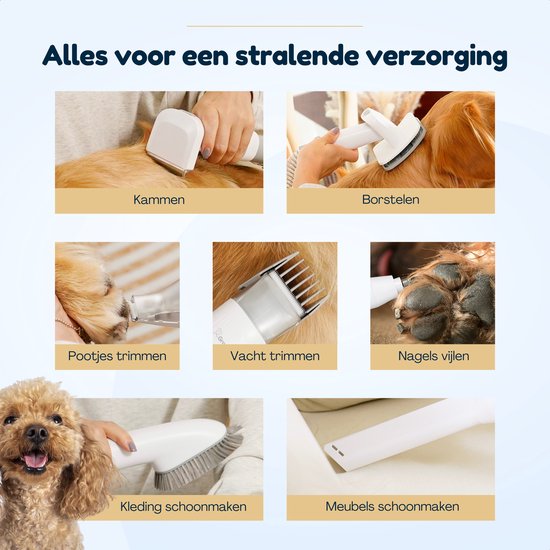 FluffyCare™ Alles wat je nodig hebt voor een blije, verzorgde viervoeter!