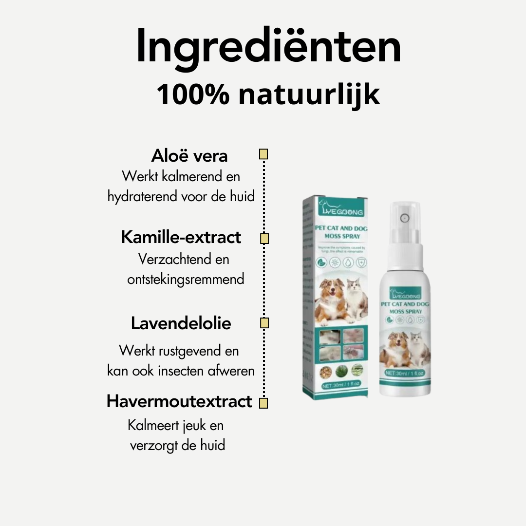 VachtSpray™ | Voorkom Jeuk en Huidirritatie!