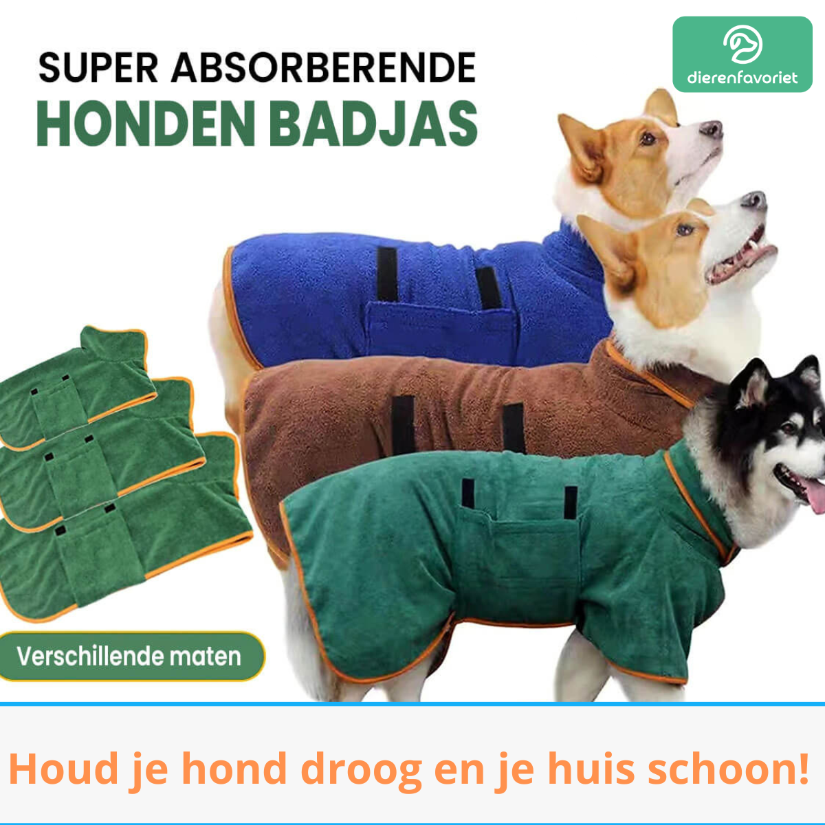 PawDry™ Houd je hond droog en je huis schoon!