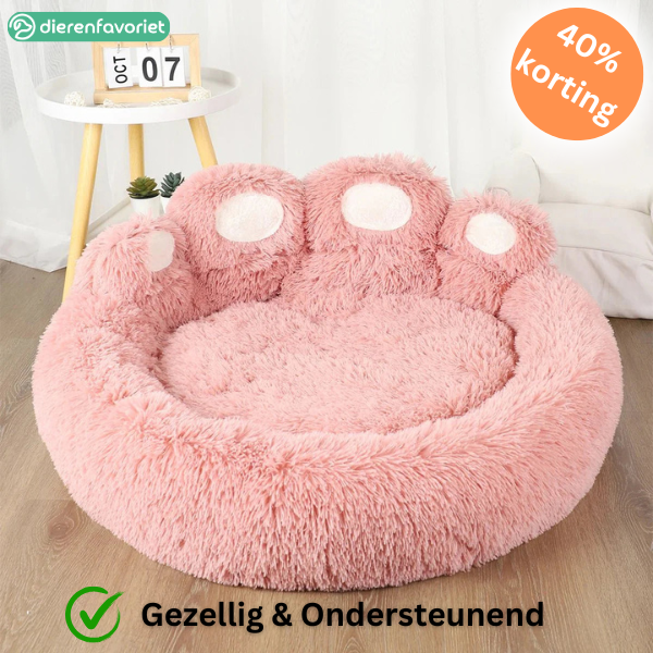 PawLuxe™ | Ultiem Pluche Sofa Bed voor Verwende Huisdieren