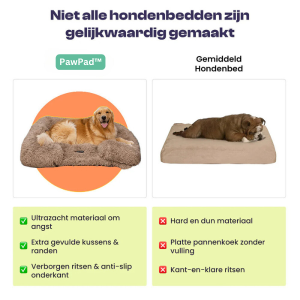 PawPad™ | Orthopedisch Kussen Hondenbed voor Pijnvrije Ontspanning