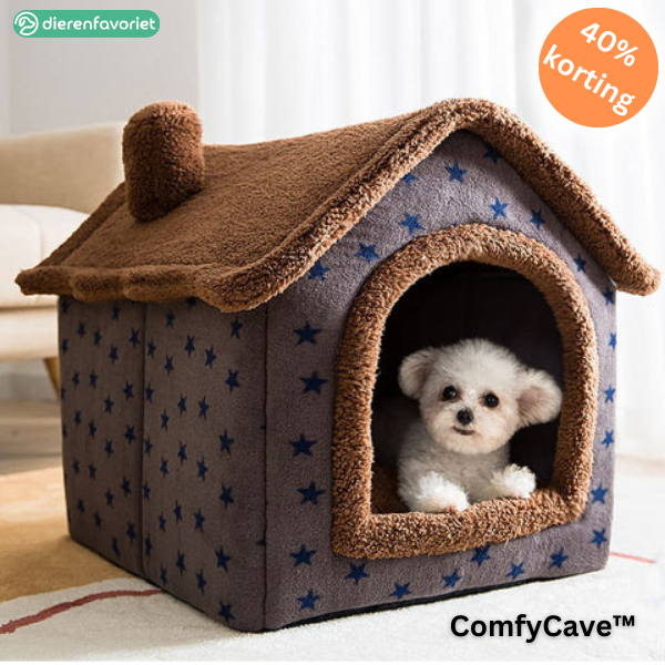 ComfyCave™ | Pluche & Gezellig Dierenhuis – De Beste Slaapplek voor je Huisdier