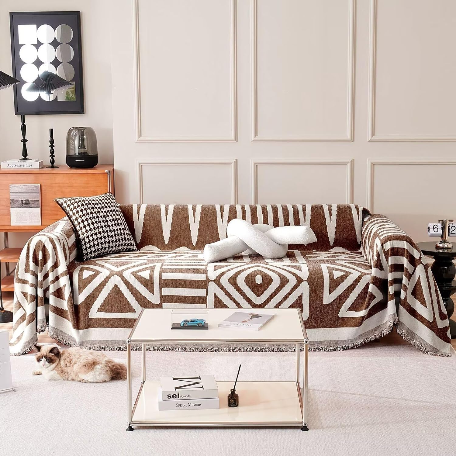 Geometrische Boho Stijl Sofa/Bankenhoes