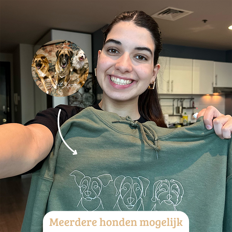 CustomPet™ | Draag jouw huisdier altijd bij je, geborduurd met liefde!