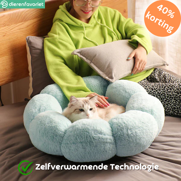 PawPetal™ | Stijlvol Bloemvormig Bed voor Ultiem Comfort