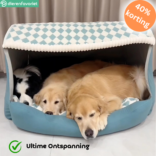 PawHaven™ | Ultiem Comfortbed voor Blije, Ontspannen Huisdieren