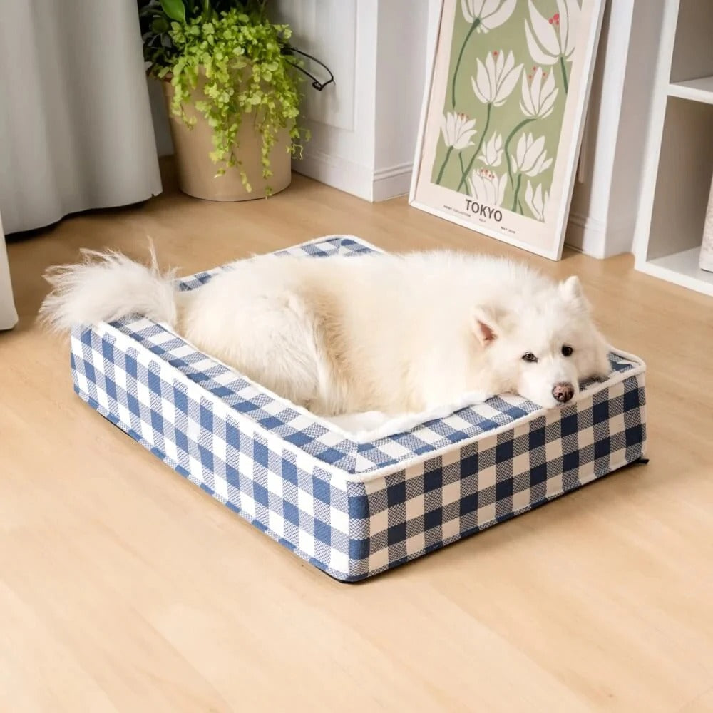CozyTail | Geruite Orthopedische Mand