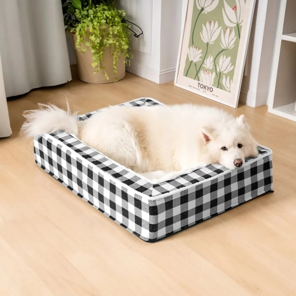 CozyTail | Geruite Orthopedische Mand