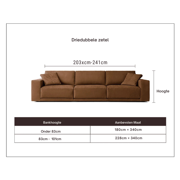 Knusse Winterstijl Sofa/Bankhoes