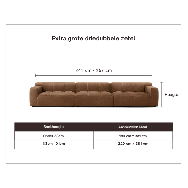 Knusse Winterstijl Sofa/Bankhoes